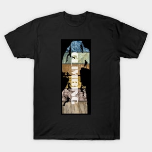 climbing with multiple climbers T-Shirt
